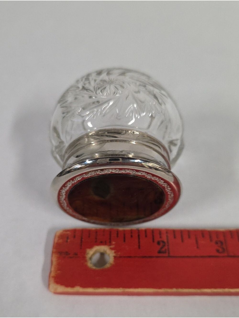 Vintage Ralph Lauren Safari Vanity Jars, (3) Pieces, Cut Crystal Containers - Picture 13 of 16